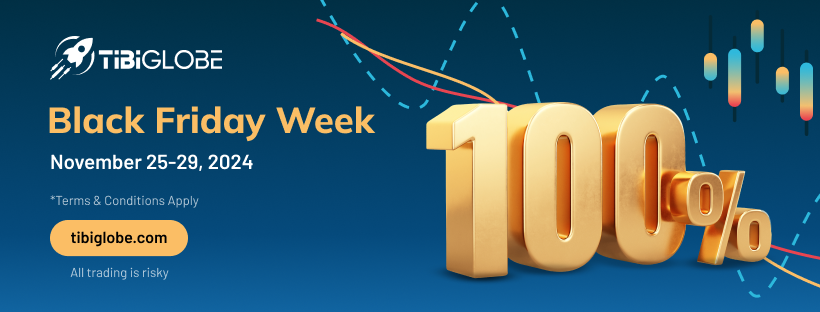 black friday week 100% bonus banner